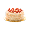 Strawberry cream cake