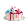 Cherry cream cake