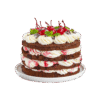 Four-layer chocolate cake