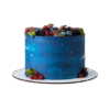 Galaxy shaped cake
